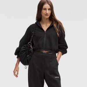 Scuba Relaxed-Fit Full-Zip Hoodie | Black | Size: XL